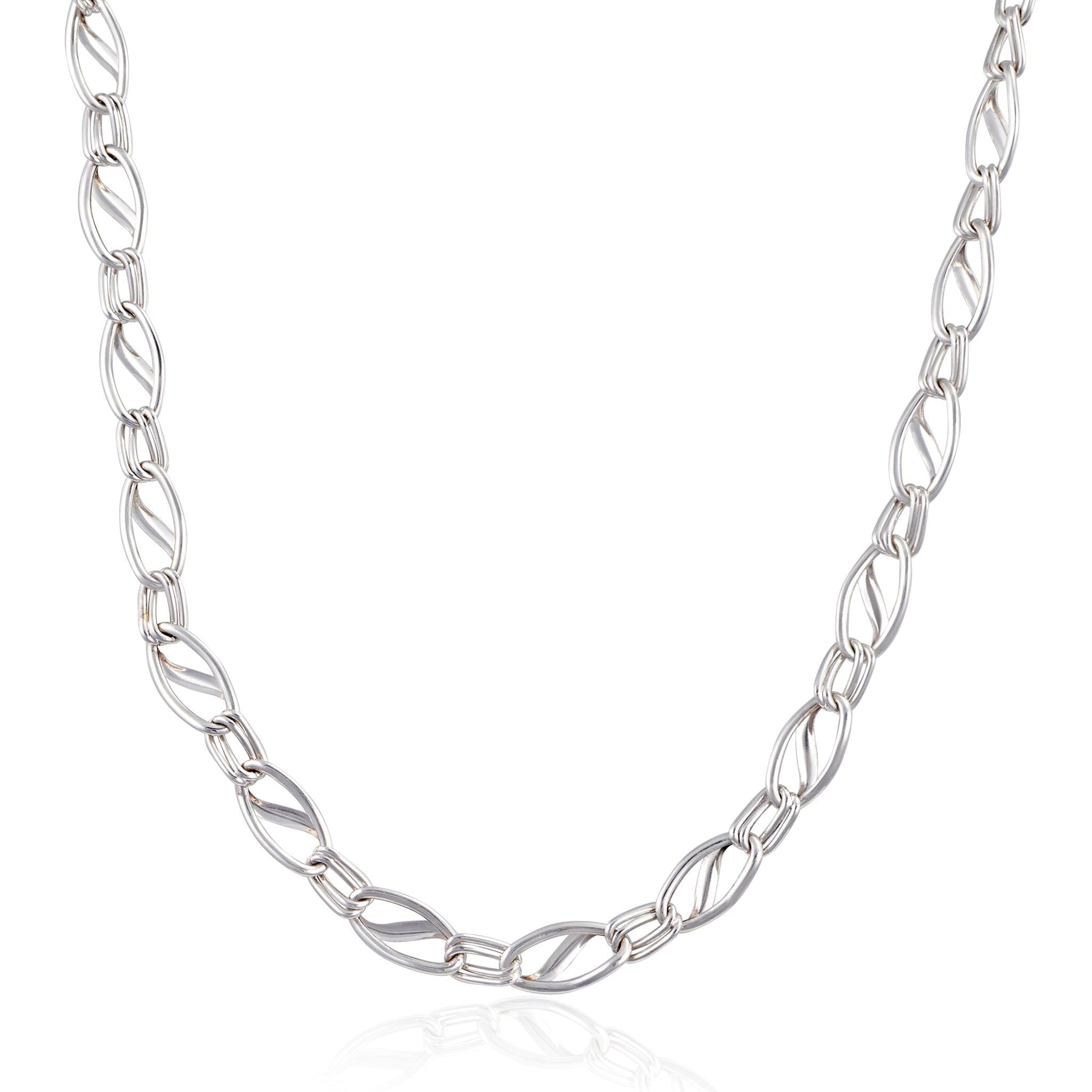 14ct white gold second - hand chain 08001236 - FJewellery