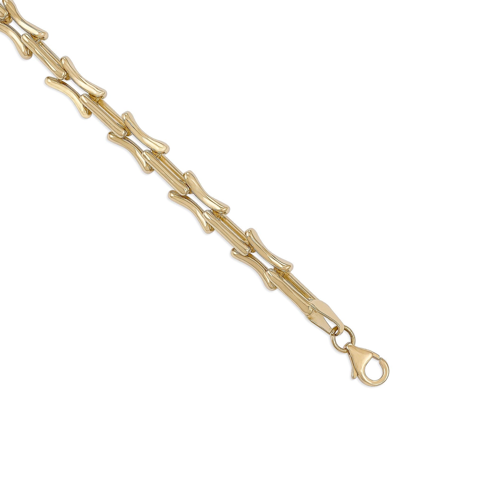 14ct Yellow Gold Fancy Bracelet - FJewellery