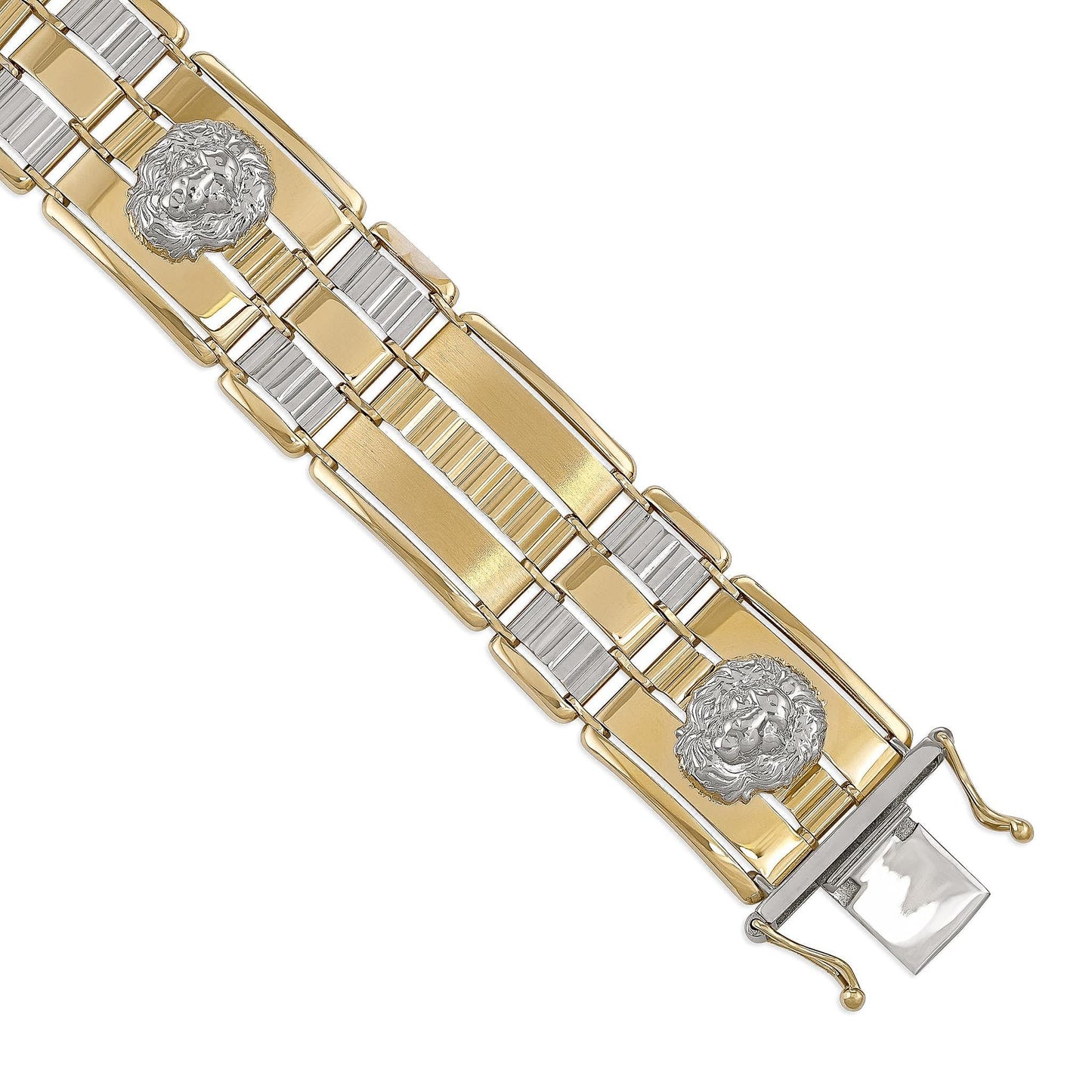 14ct Yellow Gold Fancy Bracelet - FJewellery