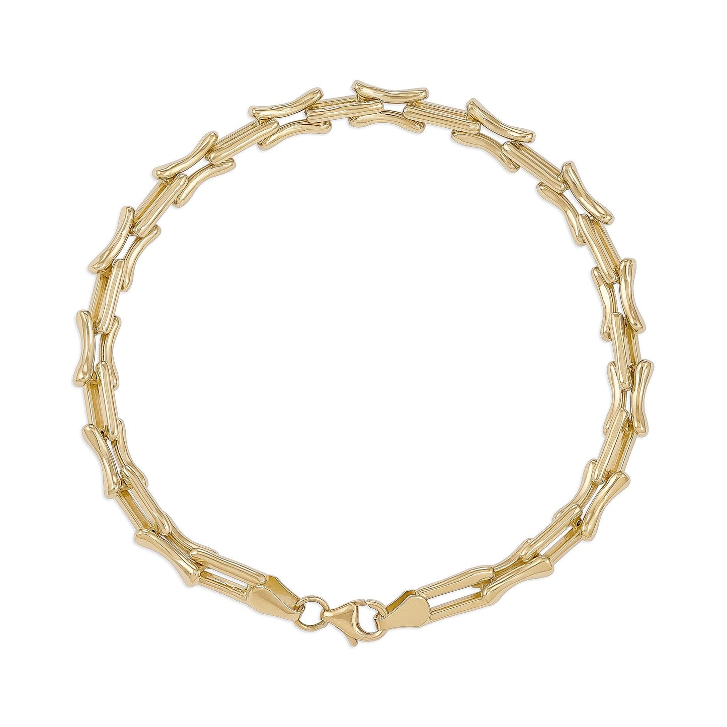 14ct Yellow Gold Fancy Bracelet - FJewellery