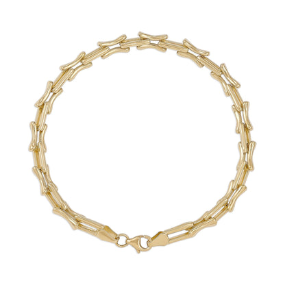 14ct Yellow Gold Fancy Bracelet - FJewellery
