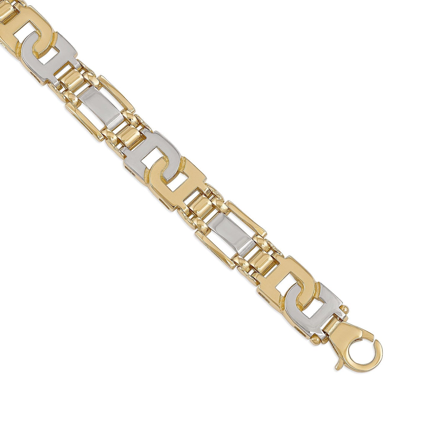 14ct Yellow Gold Fancy Bracelet - FJewellery