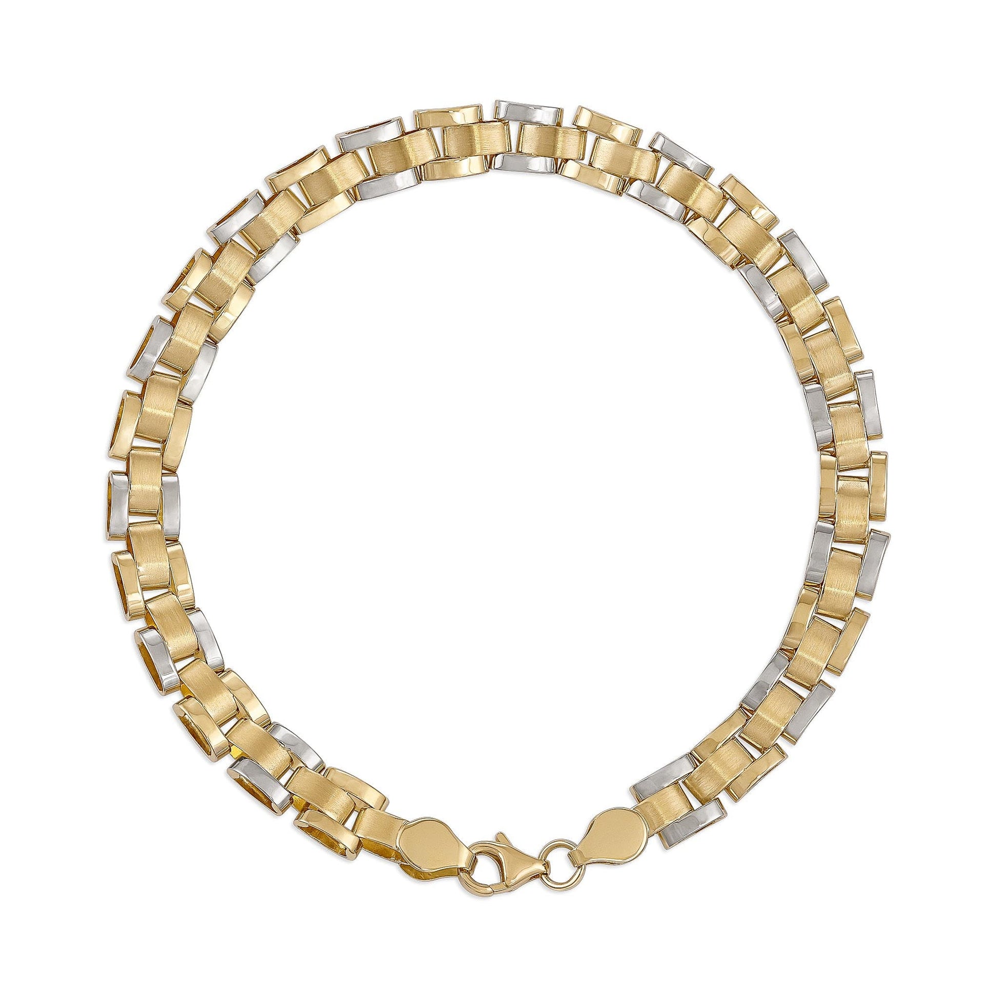 14ct Yellow Gold Fancy Bracelet - FJewellery