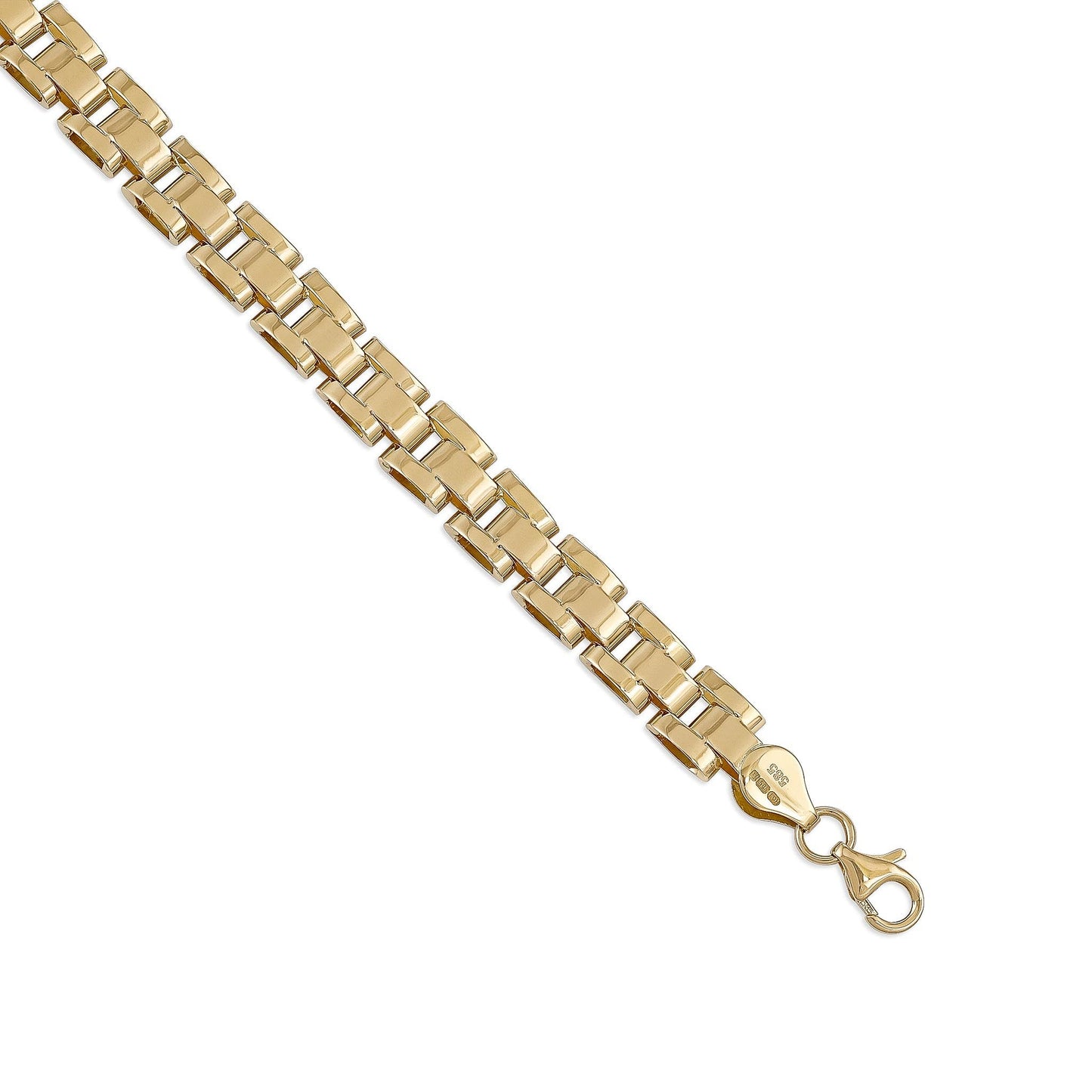 14ct Yellow Gold Fancy Bracelet - FJewellery