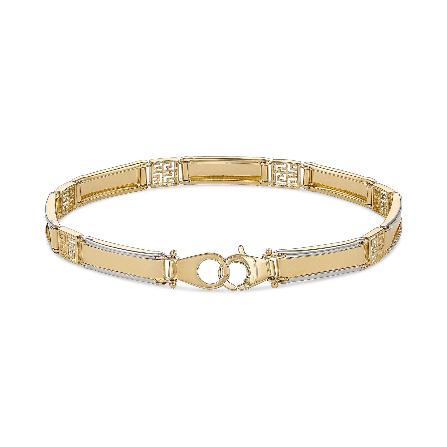 14ct Yellow Gold Fancy Bracelet - FJewellery