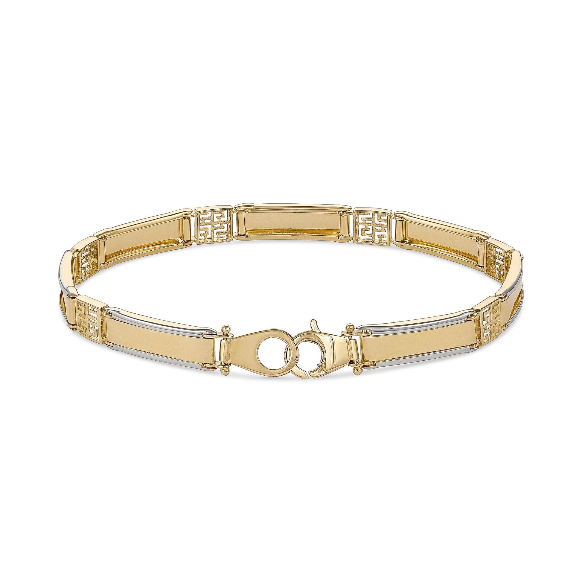 14ct Yellow Gold Fancy Bracelet - FJewellery