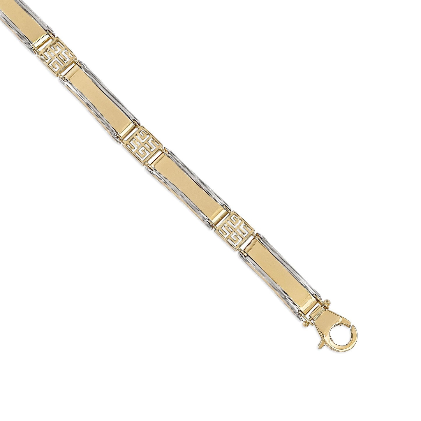 14ct Yellow Gold Fancy Bracelet - FJewellery