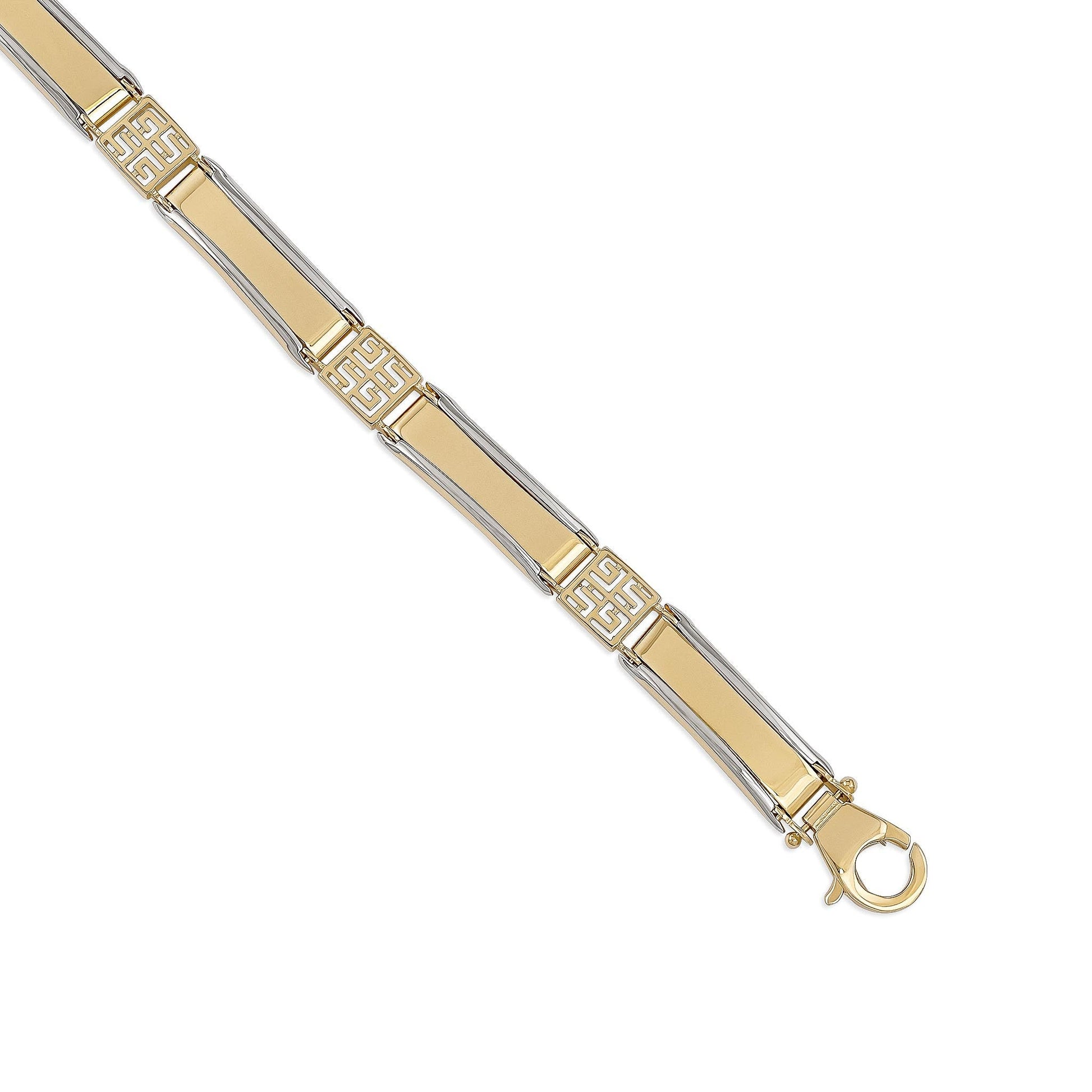 14ct Yellow Gold Fancy Bracelet - FJewellery