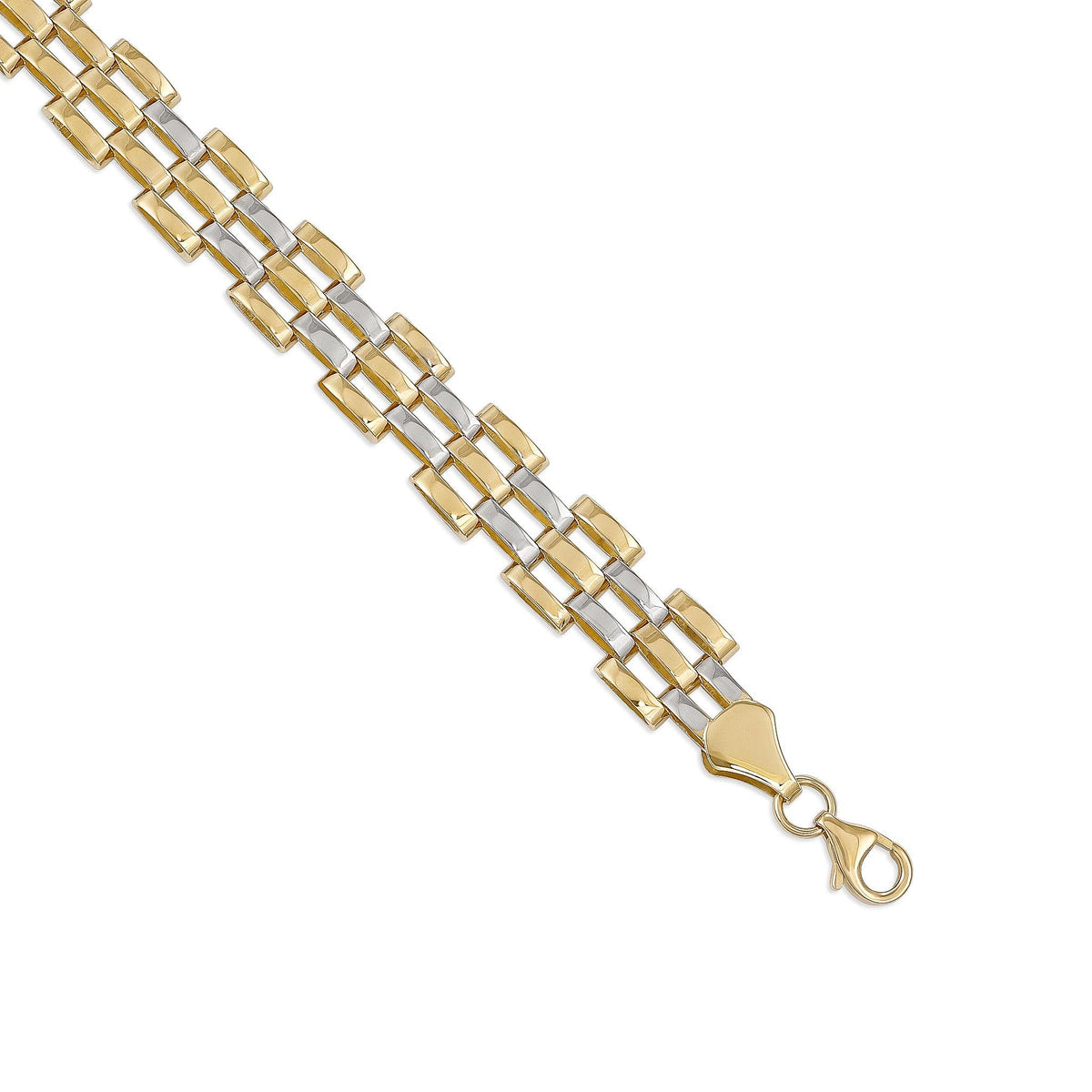 14ct Yellow Gold Fancy Bracelet - FJewellery