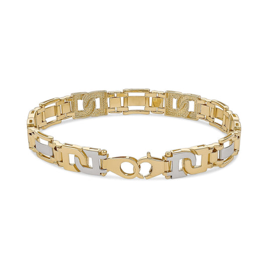 14ct Yellow Gold Fancy Bracelet - FJewellery