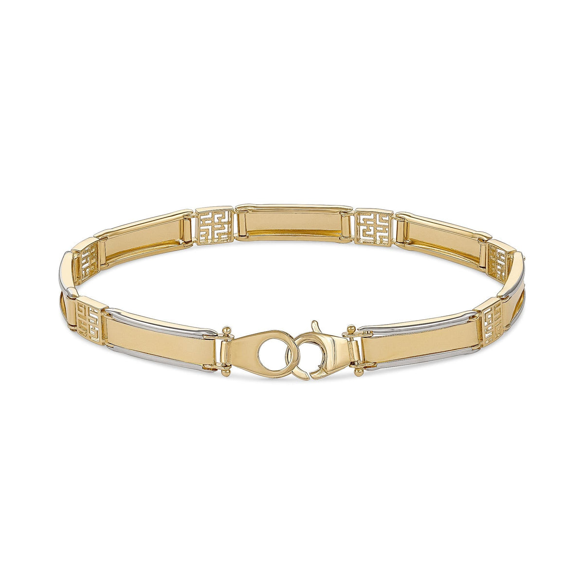 14ct Yellow Gold Fancy Bracelet - FJewellery