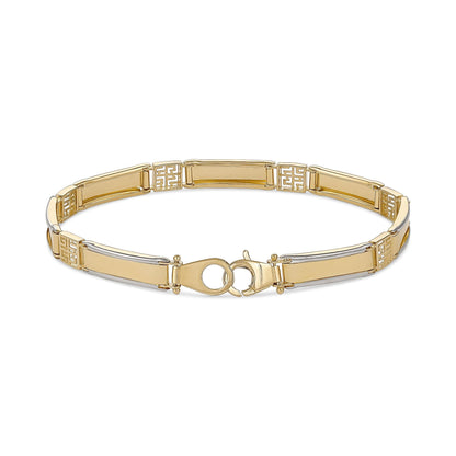 14ct Yellow Gold Fancy Bracelet - FJewellery