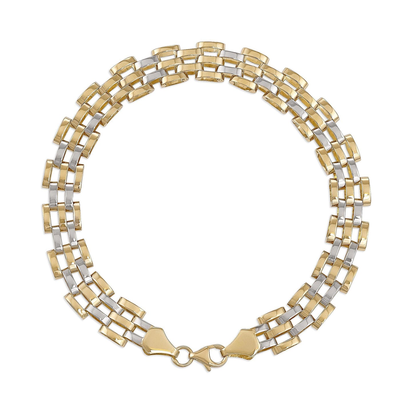 14ct Yellow Gold Fancy Bracelet - FJewellery