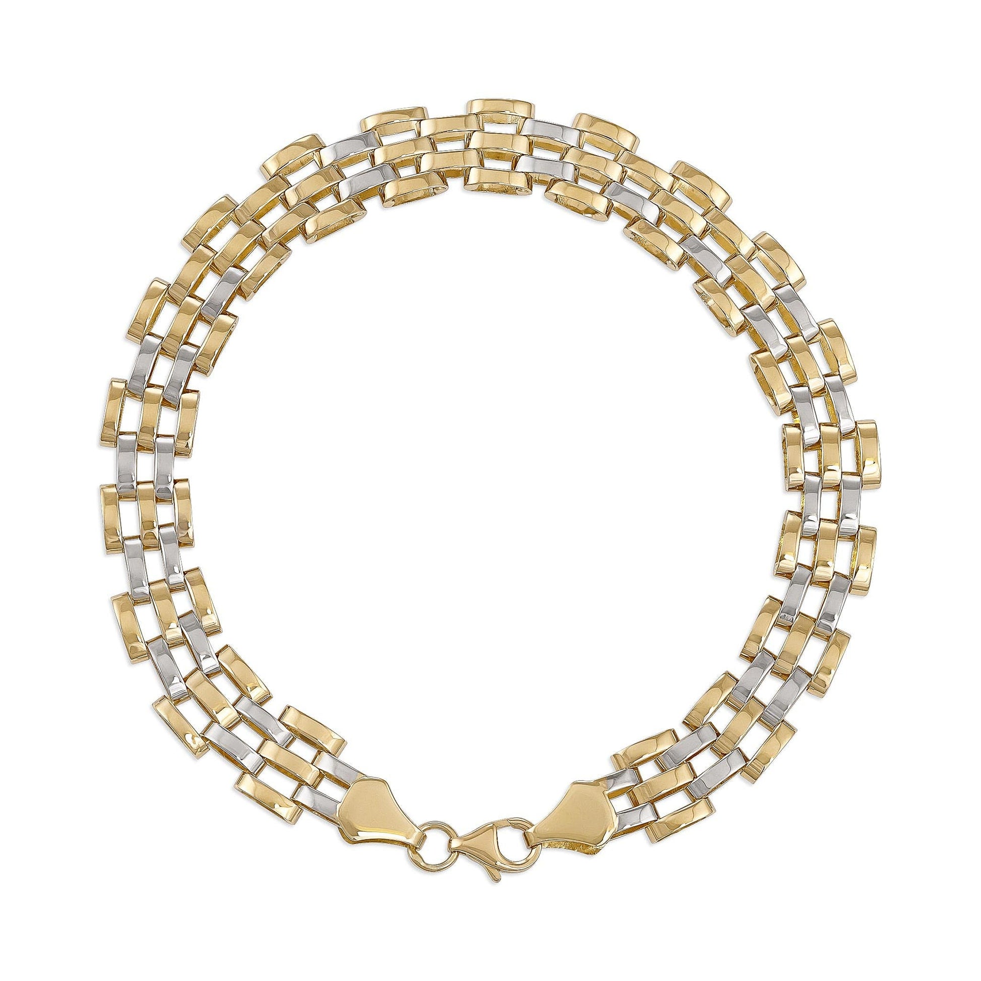 14ct Yellow Gold Fancy Bracelet - FJewellery
