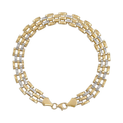 14ct Yellow Gold Fancy Bracelet - FJewellery