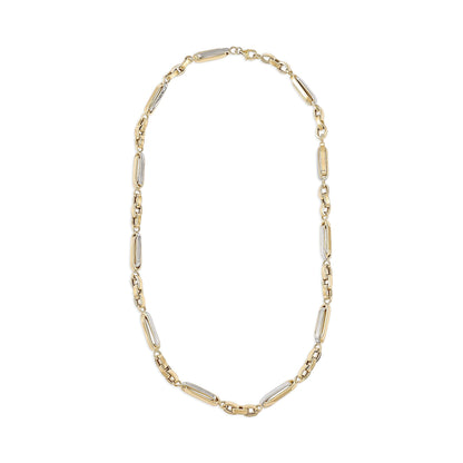 14ct Yellow Gold Fancy Link Chain Necklace - FJewellery