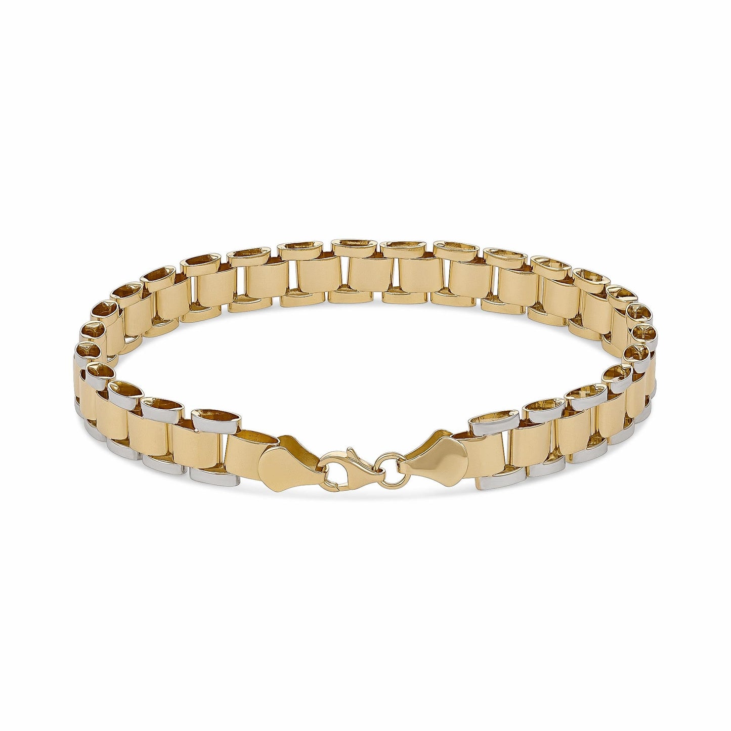 14ct Yellow Gold Greek Bracelet - FJewellery