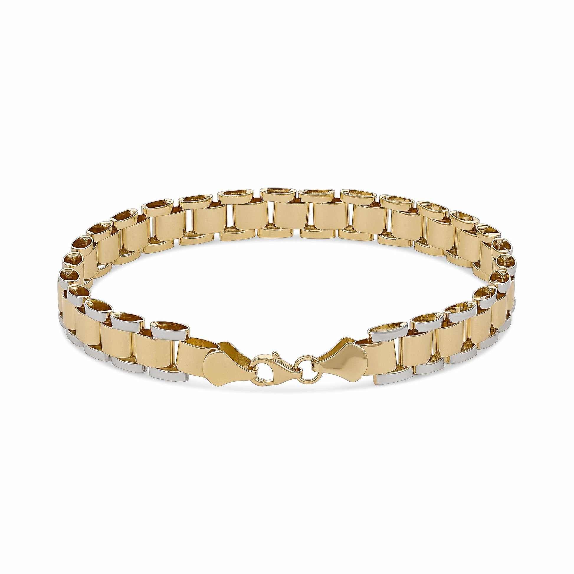 14ct Yellow Gold Greek Bracelet - FJewellery