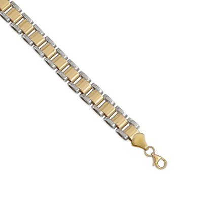 14ct Yellow Gold Greek Bracelet - FJewellery