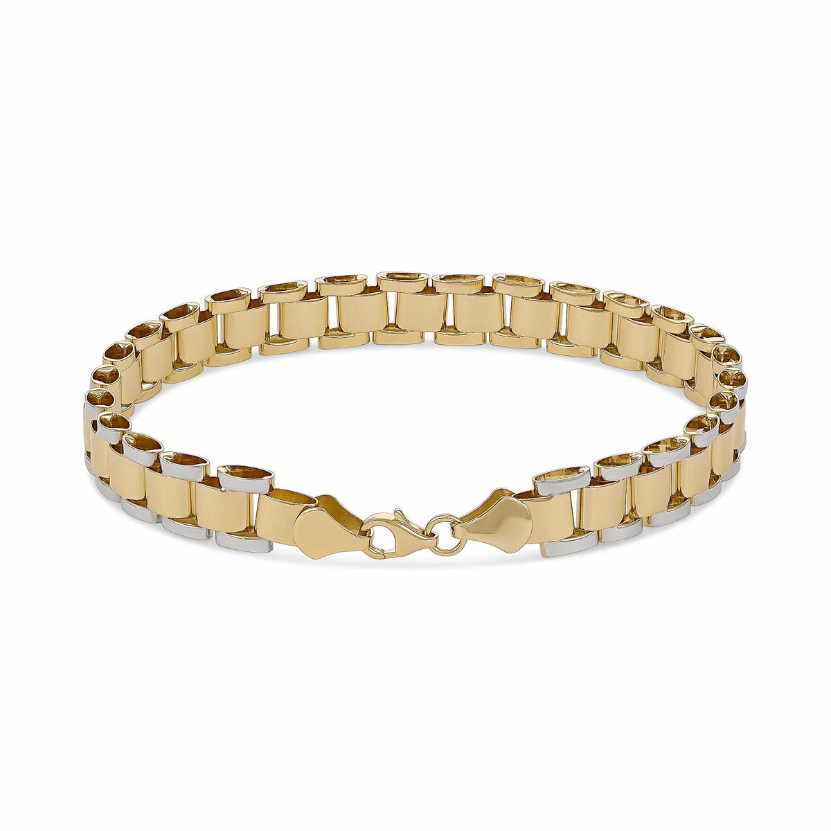 14ct Yellow Gold Greek Bracelet - FJewellery