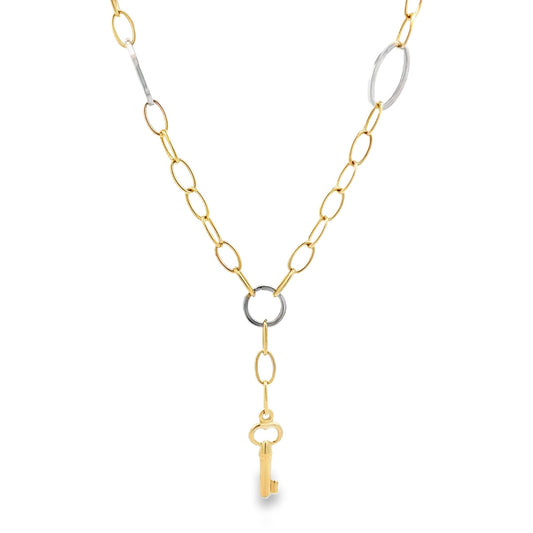 14ct yellow gold pre-loved necklace FCA06010935-1 - FJewellery