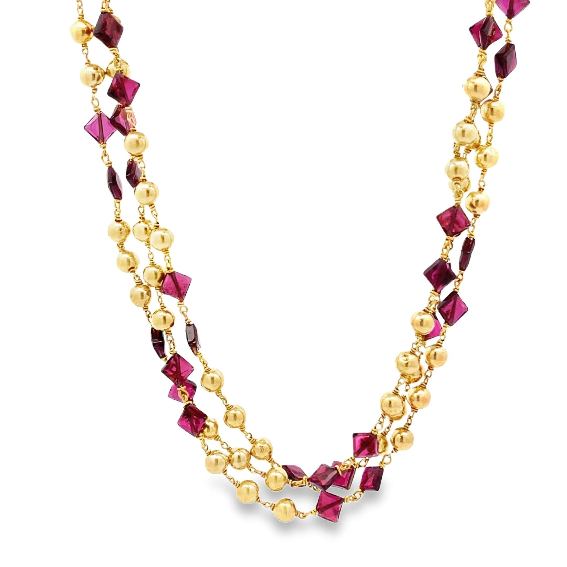 14ct yellow gold pre-owned necklace FCA03028739-1 - FJewellery