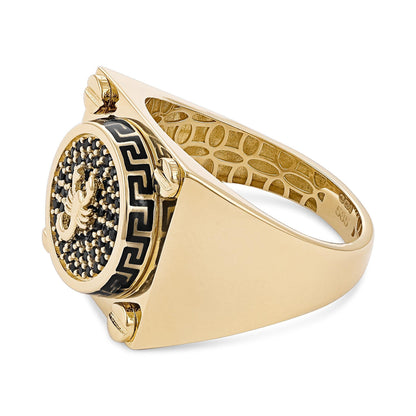 14ct Yellow Gold Scorpion Ring - FJewellery