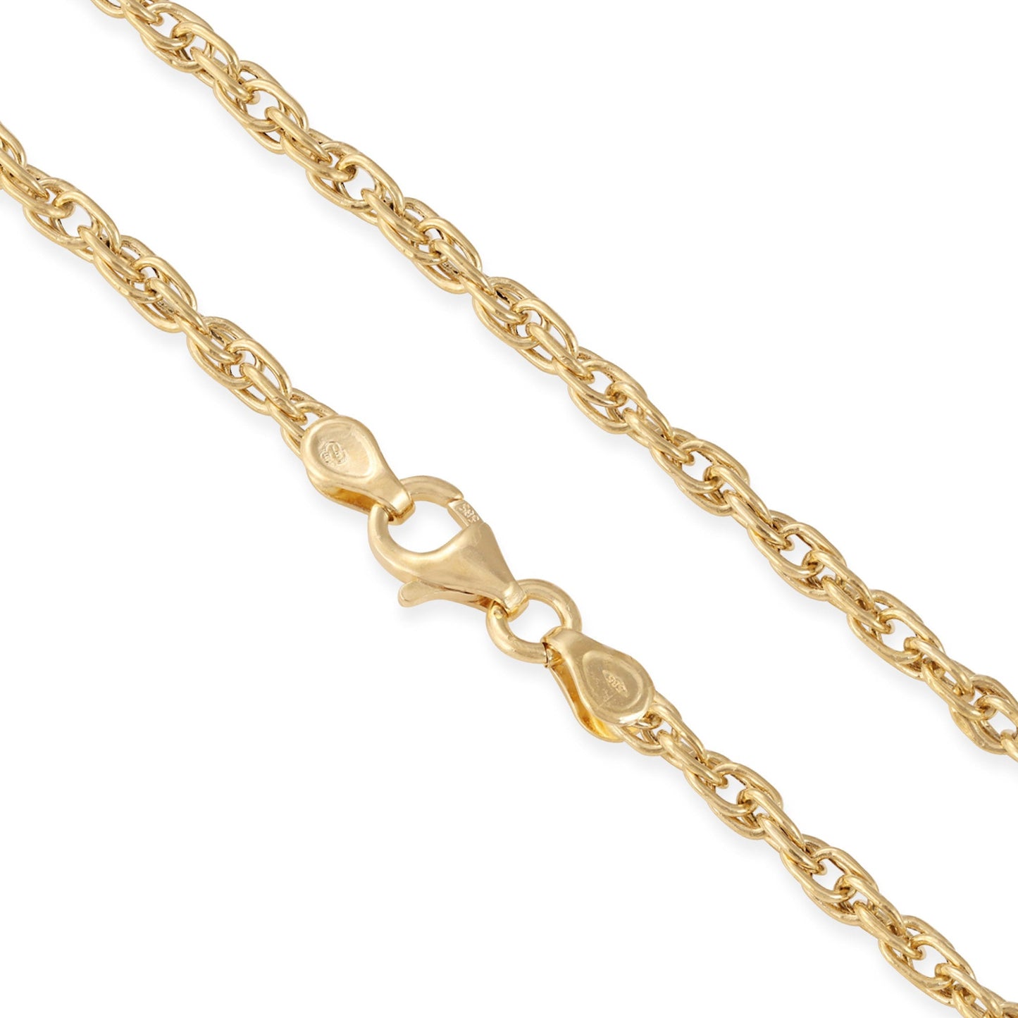 14ct yellow gold Seneca circles necklace 05001463 - FJewellery