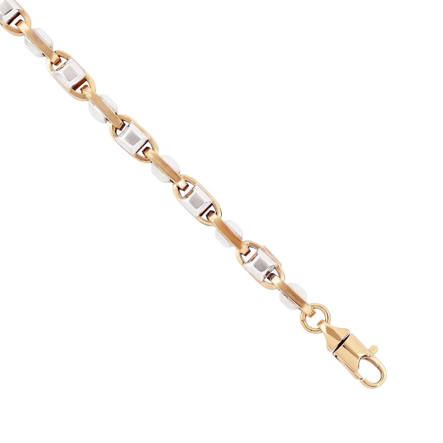 14ct Yellow & White Gold Pre-owned Bracelet 02033747 - FJewellery