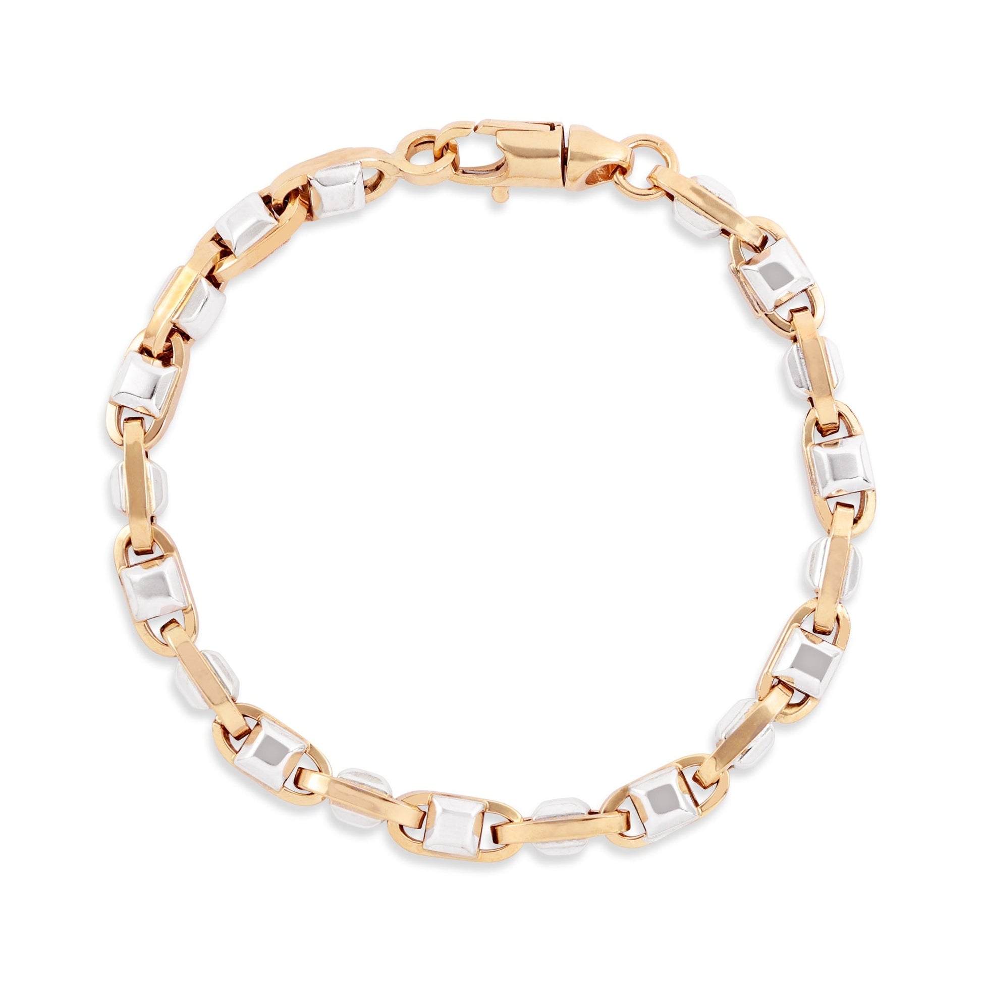 14ct Yellow & White Gold Pre-owned Bracelet 02033747 - FJewellery