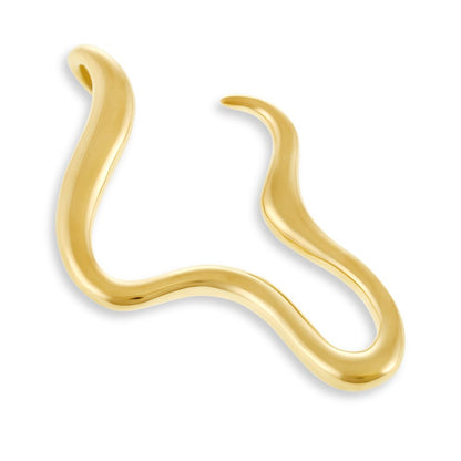 14k Gold Plated 1 Micron Africa Map Pendant PPD1007 - FJewellery