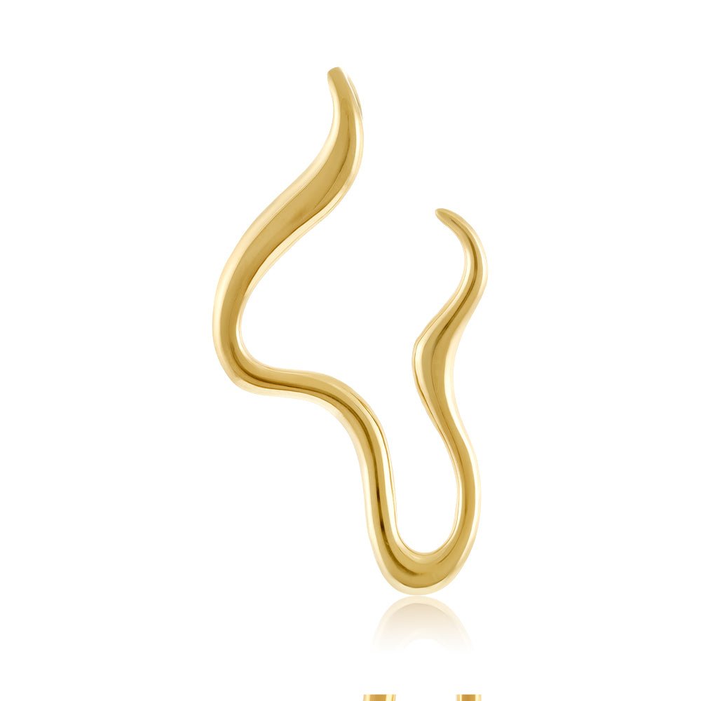 14k Gold Plated 1 Micron Africa Map Pendant PPD1007 - FJewellery