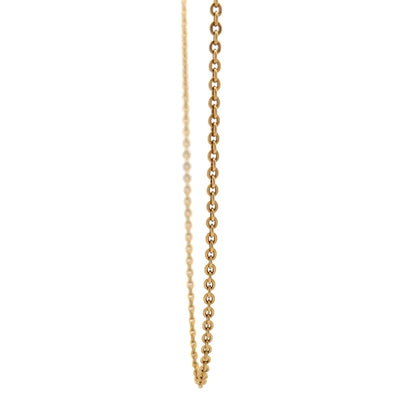 18ct Gold Chain with Oval Link Design - FJewellery