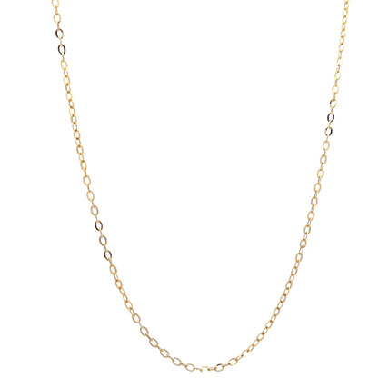 18ct Gold Oval Link Chain - FJewellery