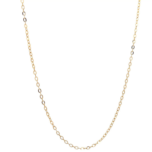 18ct Gold Oval Link Chain - FJewellery