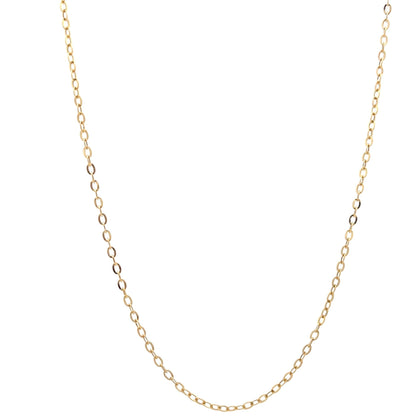 18ct Gold Oval Link Chain - FJewellery