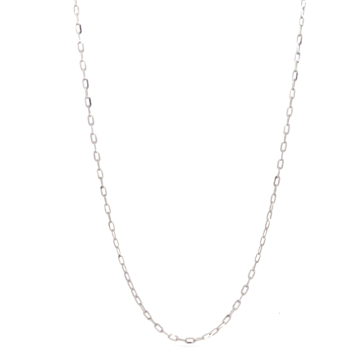 18ct Gold Oval Link Chain Necklace - FJewellery
