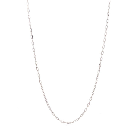 18ct Gold Oval Link Chain Necklace - FJewellery