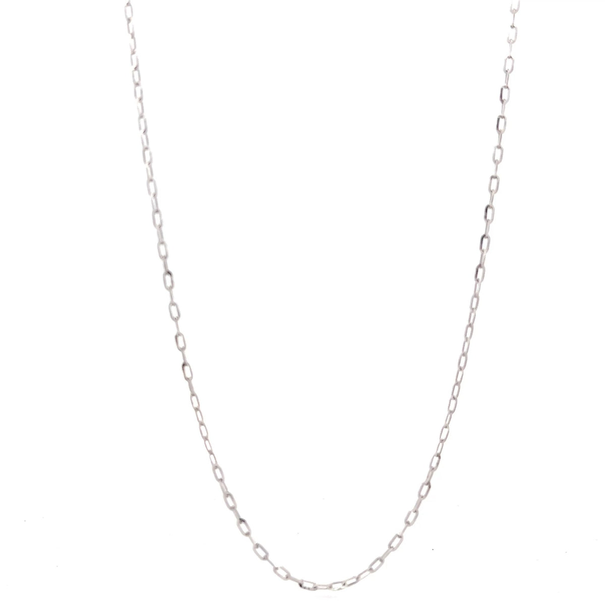 18ct Gold Oval Link Chain Necklace - FJewellery