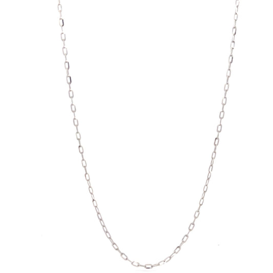 18ct Gold Oval Link Chain Necklace - FJewellery