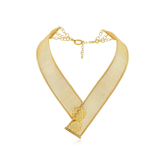 18ct gold vintage necklace 08001370 - FJewellery
