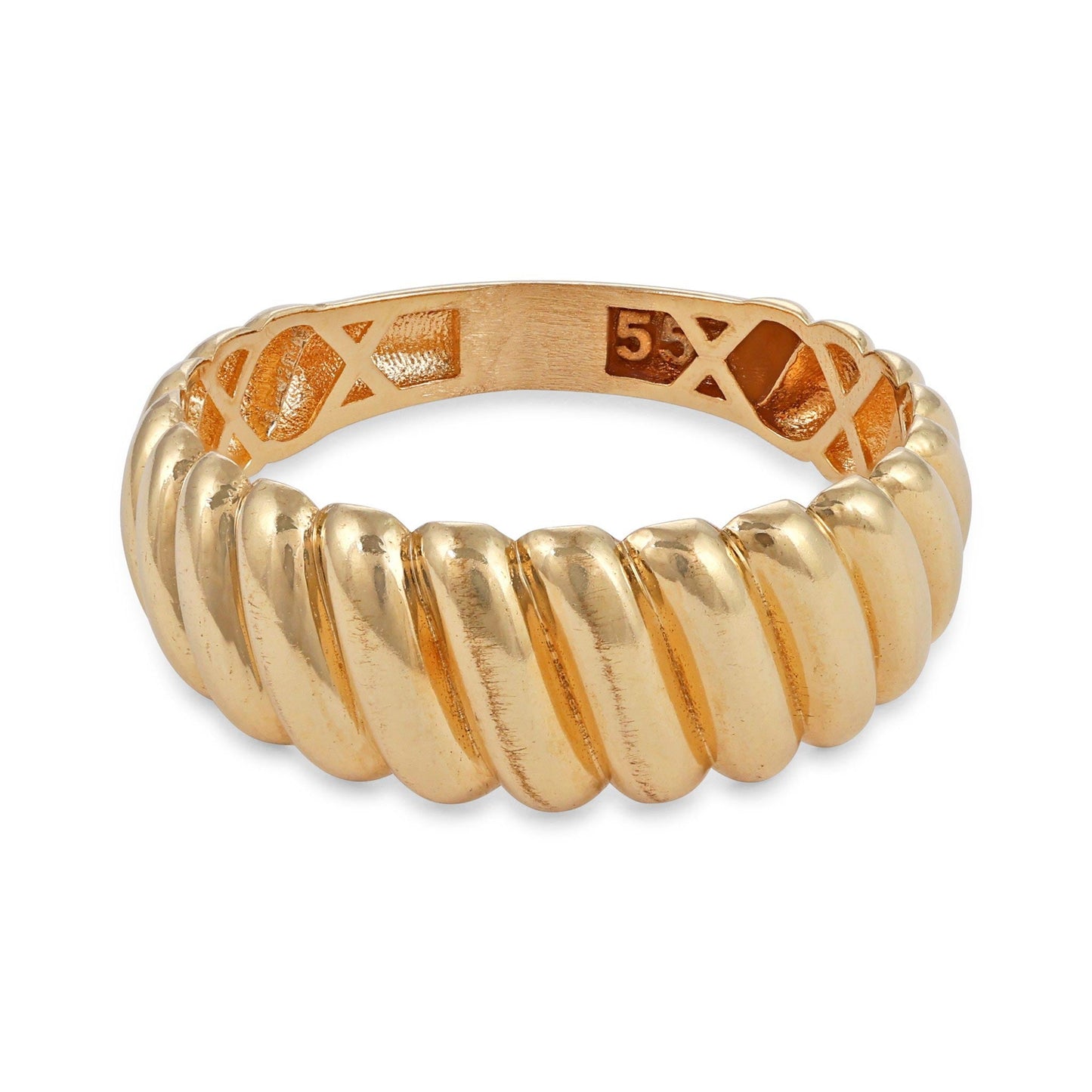 18ct pre - owned yellow gold ring 02033161 - FJewellery