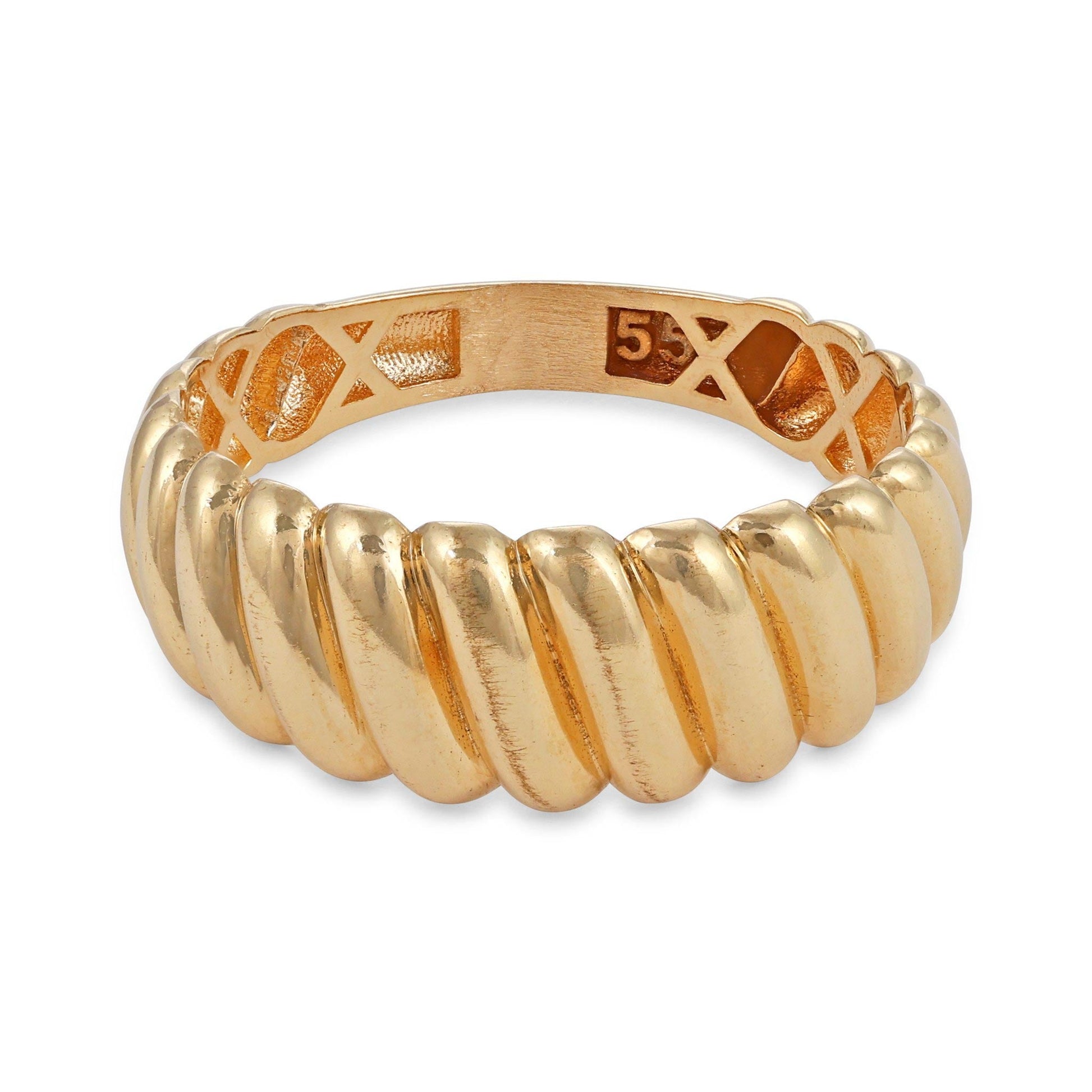 18ct pre - owned yellow gold ring 02033161 - FJewellery