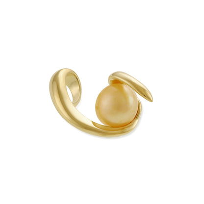 18ct Solid 3 Microns Gold Plated 925 Sterling Silver Pearl Pendant PPD2009 - FJewellery