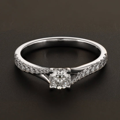 18ct Solid Yellow Gold Pre-Owned 0.71ct Diamond Engagement Ring Ring - 2.79g 6001227 - FJewellery