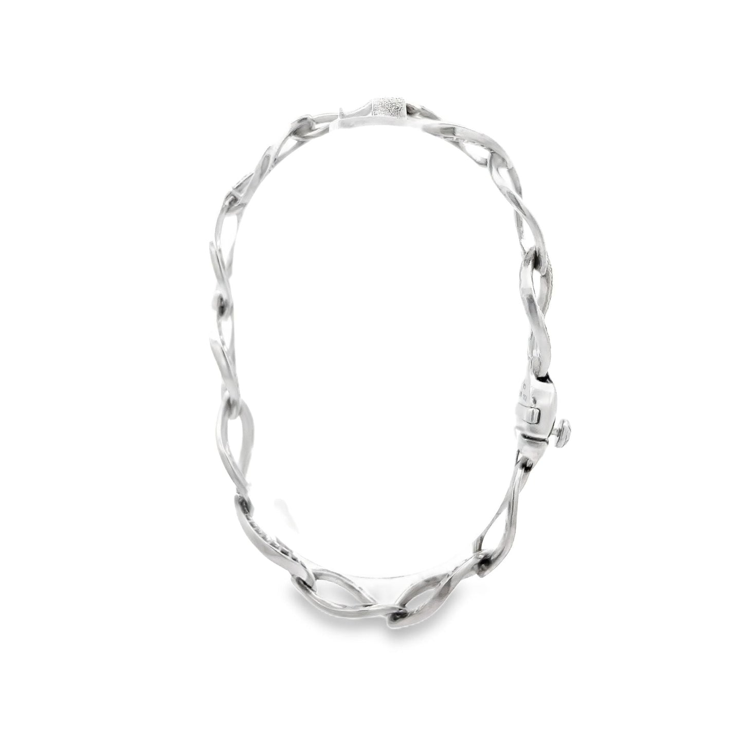 18ct white gold pre - owned with stones 09000835 - FJewellery