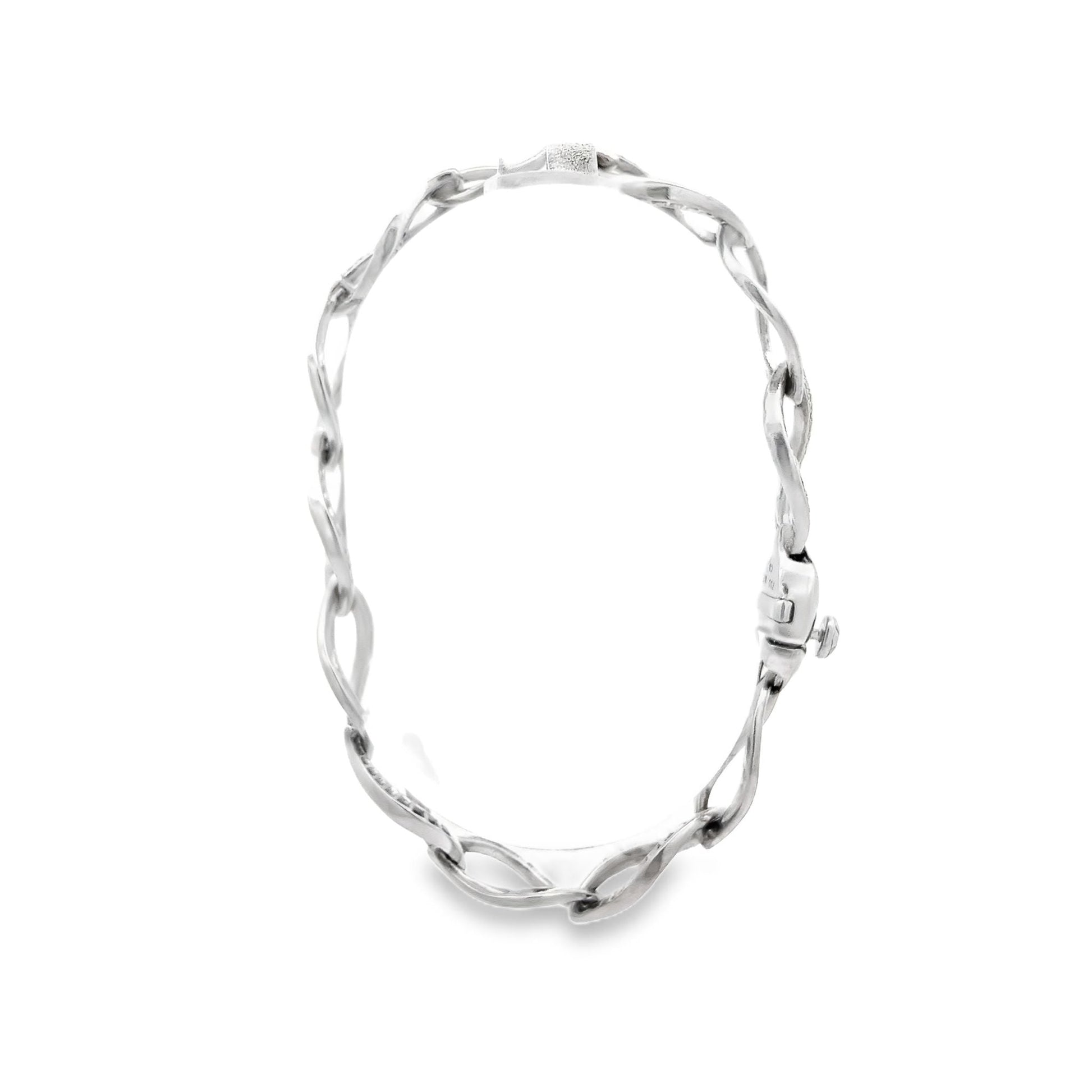 18ct white gold pre - owned with stones 09000835 - FJewellery