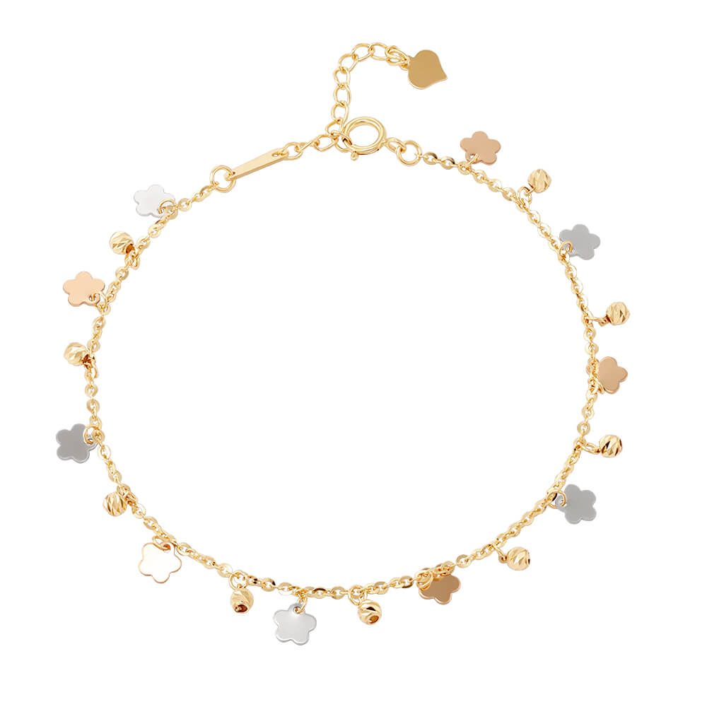 18ct Yellow Gold Bracelet BRPR025 - FJewellery