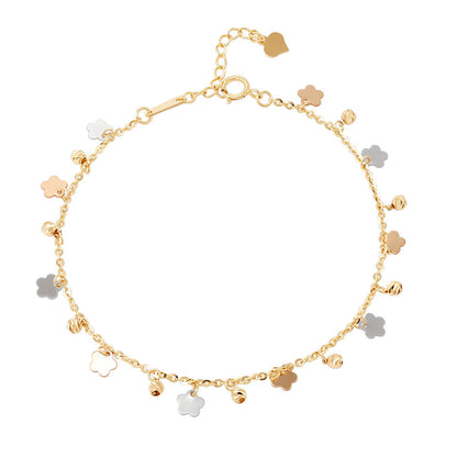 18ct Yellow Gold Bracelet BRPR025 - FJewellery