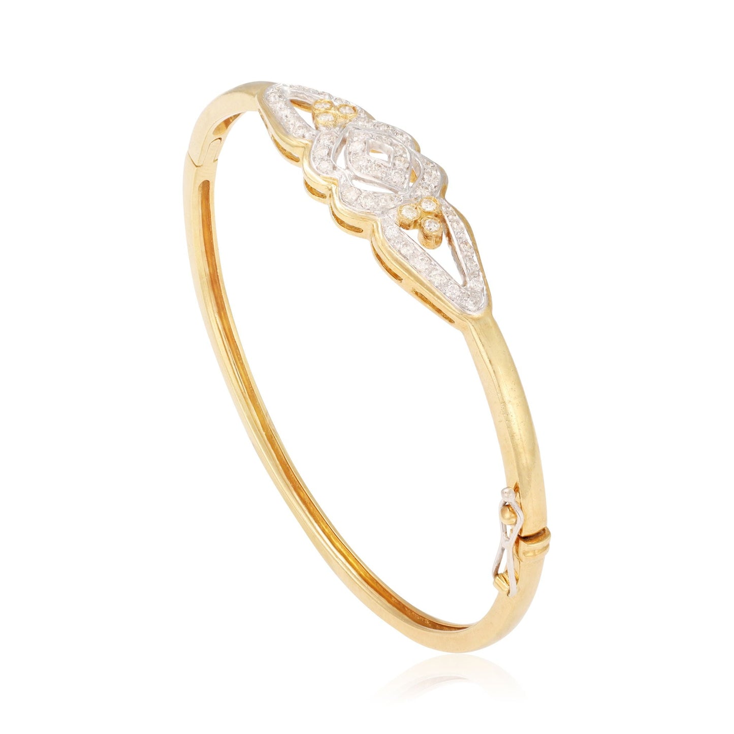 18ct yellow gold bracelet with stones 07001832 - FJewellery